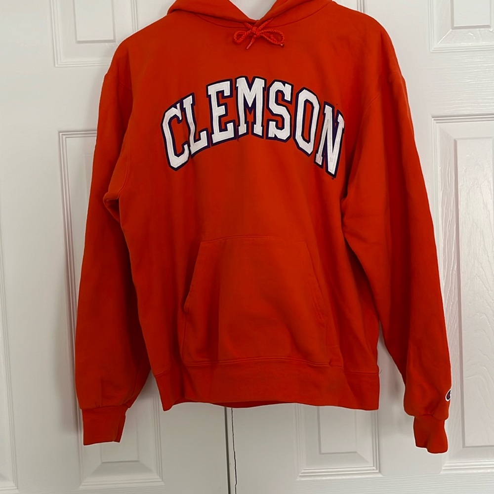 Champion Clemson hooded sweatshirt. Size medium.